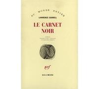 Le Carnet noir - roman - Durrell Lawrence - Gallimard - Livre