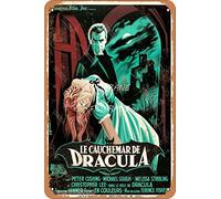 Le Cauchenarede Dracula Plaque décorative en métal au look vintage 20,3 x 30,5 cm pour la maison, la cuisine, la salle de bain, la ferme, le jardin, le garage avec citations inspirantes