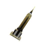 Le célèbre modèle en métal de l'Empire State Building, comme sur la photo