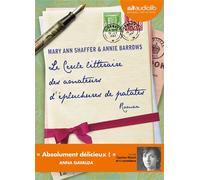 Le Cercle littéraire des amateurs d'épluchures de patates Livre audio - 1CD MP3 - Mary Ann Shaffer - Audiolib - Texte lu (CD) - Textes lus CD