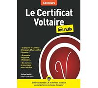 Le Certificat Voltaire pour les Nuls Concours Julien Soulié (Auteur)