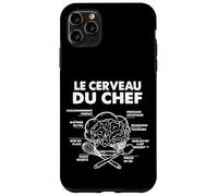 Le Cerveau du Chef Cuisine Food Cuisinier Chef cuisto Drôle Coque pour iPhone 11 Pro Max