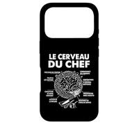 Le Cerveau du Chef Cuisine Food Cuisinier Chef cuisto Drôle Coque pour iPhone 17 Pro