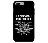 Le Cerveau du Chef Cuisine Food Cuisinier Chef cuisto Drôle Coque pour iPhone 7 Plus/8 Plus