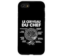 Le Cerveau du Chef Cuisine Food Cuisinier Chef cuisto Drôle Coque pour iPhone SE (2020) / 7/8