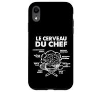 Le Cerveau du Chef Cuisine Food Cuisinier Chef cuisto Drôle Coque pour iPhone XR