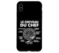 Le Cerveau du Chef Cuisine Food Cuisinier Chef cuisto Drôle Coque pour iPhone XS Max