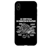 Le Cerveau du conducteur de Pelleteuse d'engins de pelles Coque pour iPhone XS Max