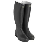 Le Chameau - Leather-Lined Saint-Hubert Boots - Bottes en caoutchouc femme Noir - 40 - Tour de mollet 38 cm