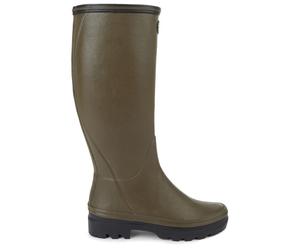 Le Chameau - Women's Giverny Jersey Lined Boot - Bottes en caoutchouc - EU 43 - vert chameau