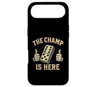 Le Champion est là : Dominoes King Domino Player Tile Lover Coque pour iPhone Air