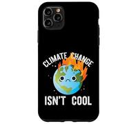 Le Changement Climatique n'est Pas Cool Sad Earth on Fire Meme Coque pour iPhone 11 Pro Max