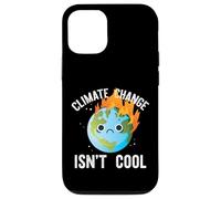 Le Changement Climatique n'est Pas Cool Sad Earth on Fire Meme Coque pour iPhone 12/12 Pro