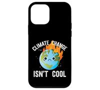 Le Changement Climatique n'est Pas Cool Sad Earth on Fire Meme Coque pour iPhone 12 Mini