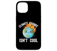 Le Changement Climatique n'est Pas Cool Sad Earth on Fire Meme Coque pour iPhone 13
