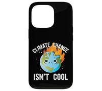 Le Changement Climatique n'est Pas Cool Sad Earth on Fire Meme Coque pour iPhone 13 Pro