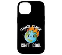 Le Changement Climatique n'est Pas Cool Sad Earth on Fire Meme Coque pour iPhone 14