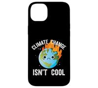 Le Changement Climatique n'est Pas Cool Sad Earth on Fire Meme Coque pour iPhone 14 Plus
