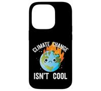 Le Changement Climatique n'est Pas Cool Sad Earth on Fire Meme Coque pour iPhone 14 Pro