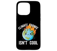 Le Changement Climatique n'est Pas Cool Sad Earth on Fire Meme Coque pour iPhone 15 Pro Max