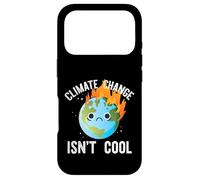 Le Changement Climatique n'est Pas Cool Sad Earth on Fire Meme Coque pour iPhone 17 Pro