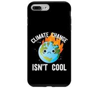 Le Changement Climatique n'est Pas Cool Sad Earth on Fire Meme Coque pour iPhone 7 Plus/8 Plus