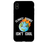 Le Changement Climatique n'est Pas Cool Sad Earth on Fire Meme Coque pour iPhone XS Max