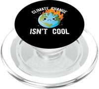 Le Changement Climatique n'est Pas Cool Sad Earth on Fire Meme PopSockets PopGrip pour MagSafe