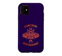 Le Changement Commence par l'inconfort Death Moth Grunge Alternative Coque pour iPhone 11