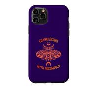Le Changement Commence par l'inconfort Death Moth Grunge Alternative Coque pour iPhone 11 Pro