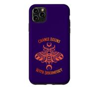 Le Changement Commence par l'inconfort Death Moth Grunge Alternative Coque pour iPhone 11 Pro Max