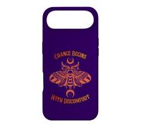 Le Changement Commence par l'inconfort Death Moth Grunge Alternative Coque pour iPhone Air