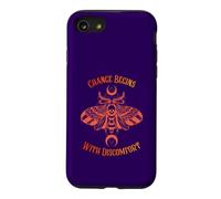 Le Changement Commence par l'inconfort Death Moth Grunge Alternative Coque pour iPhone SE (2020) / 7/8