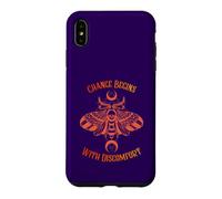Le Changement Commence par l'inconfort Death Moth Grunge Alternative Coque pour iPhone XS Max