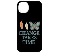 Le Changement Prend du Temps Cocoon Chrysalis Butterfly Coque pour iPhone 14 Plus