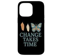 Le Changement Prend du Temps Cocoon Chrysalis Butterfly Coque pour iPhone 14 Pro Max