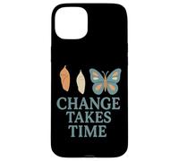 Le Changement Prend du Temps Cocoon Chrysalis Butterfly Coque pour iPhone 15 Plus