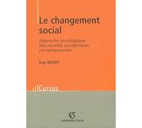 Le changement social: Approche sociologique des sociétés occidentales contemporaines