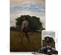 Le Chant de l'Alouette Puzzle de 1000 pièces pour Adultes Jeu de logique mentale Moment de sérénité Découpe Ferme Cadeau de Noël (38x52cm)