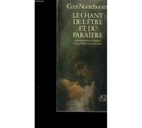 Cees Nooteboom – Le chant de l'être et du paraître – Actes Sud