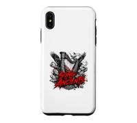 Le Chant de l'intemporelle Harpe et de la mythologie du Corbeau Coque pour iPhone XS Max