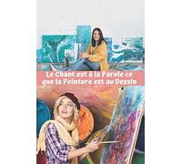 Le Chant est à la Parole ce que la Peinture est au Dessin: Carnet de croquis 15 x 23 cm, 100 pages à remplir pour toutes vos créations : dessin, ... peinture… Cadeau à offrir ou à vous offrir