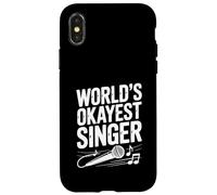 Le Chanteur Le Plus Correct du Monde pour Les Amateurs de Musique et de karaoké Coque pour iPhone X/XS
