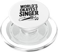 Le Chanteur Le Plus Correct du Monde pour Les Amateurs de Musique et de karaoké PopSockets PopGrip pour MagSafe