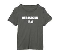 Le Chaos, C'est Mon Truc T-Shirt, Femme Grandes Tailles, Asphalte, 4X