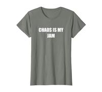 Le Chaos, C'est Mon Truc T-Shirt, Femme, Vert Kaki chiné, XXL