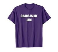 Le Chaos, C'est Mon Truc T-Shirt, Homme, Violet, 3XL
