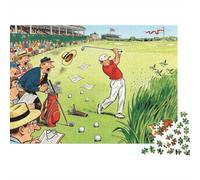 Le Chaos du Golf Ouvert Puzzle en Bois Imperméable DIY Puzzles De 1000 Pièces pour Adultes Cadeaux Défi Et Casse-tête Jeux De Stimulants