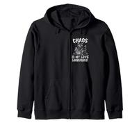 Le chaos est mon raton-raton langage de la langue d'amour Sweat à Capuche