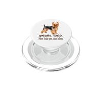 Le Chaos Suit Un Chien Yorkshire Terrier où va Yorkie PopSockets PopGrip pour MagSafe